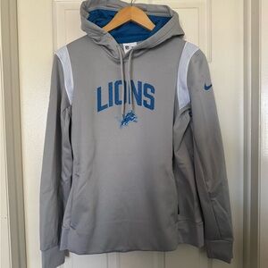 Nike Women’s Medium Detroit Lions NFL Sideline Performance Pullover Hoodie NEW